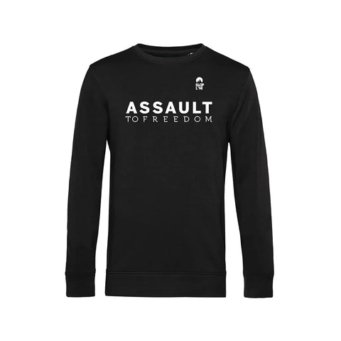Felpa girocollo ASSAULT TO FREEDOM Nero
