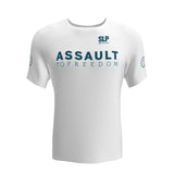 Maglia Manica Corta Wild ASSAULT TO FREEDOM White/Petrol25 - Donna