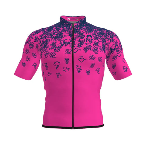 Maglia Sormano PINK/BLU RAIN