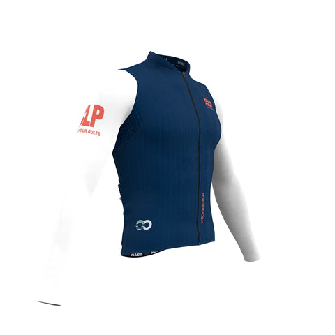 Maglia manica lunga TRANSITION Blu/Bianco