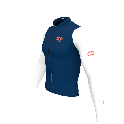 Maglia manica lunga TRANSITION Blu/Bianco