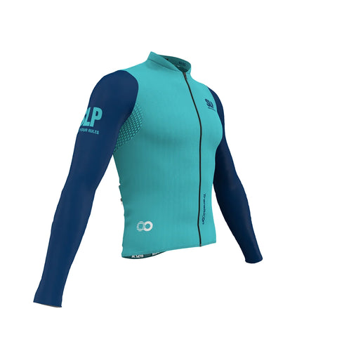 Maglia manica lunga TRANSITION Tiffany/Blu