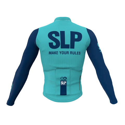 Maglia manica lunga TRANSITION Tiffany/Blu