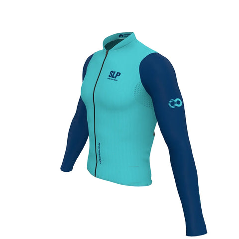 Maglia manica lunga TRANSITION Tiffany/Blu
