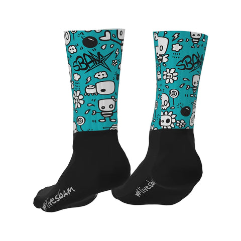 SubliSbam Sock RESPECT PETROL