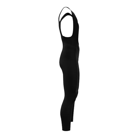 Long winter cycling bib tights TD240 Lunga BLACK