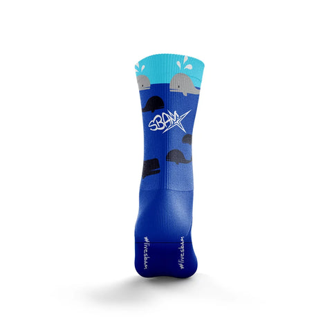 Sbam Sock WHALES