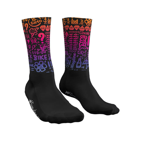 SubliSbam Sock CALIFORNIA BLACK