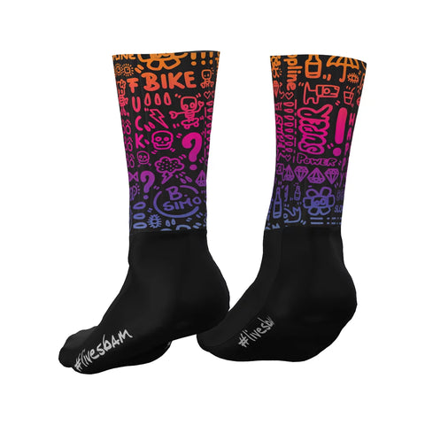 SubliSbam Sock CALIFORNIA BLACK