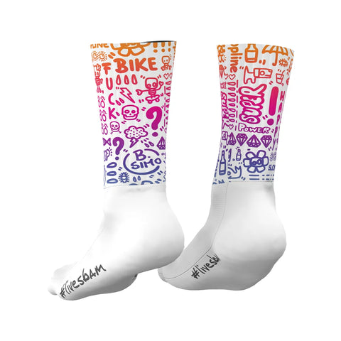 SubliSbam Sock CALIFORNIA WHITE