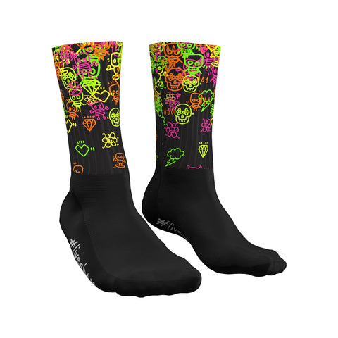 SubliSbam Sock FLUO RAIN