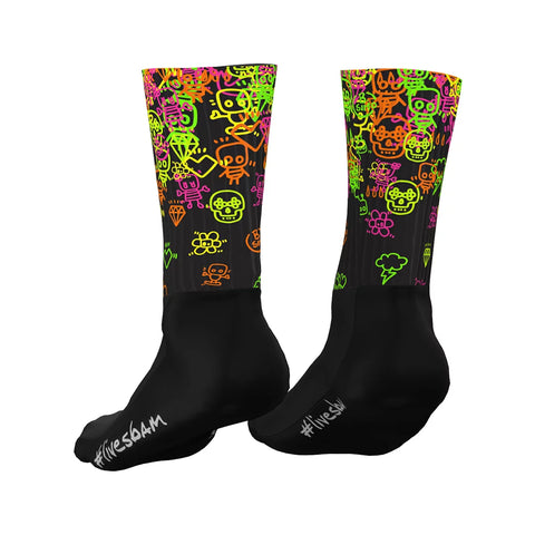 SubliSbam Sock FLUO RAIN