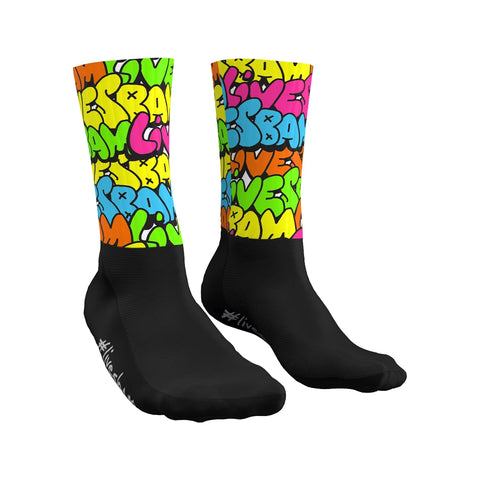 SubliSbam Sock GRAFFITI