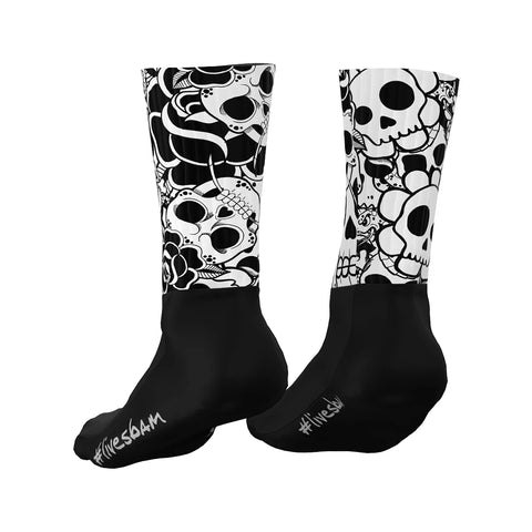 SubliSbam Sock SKULL