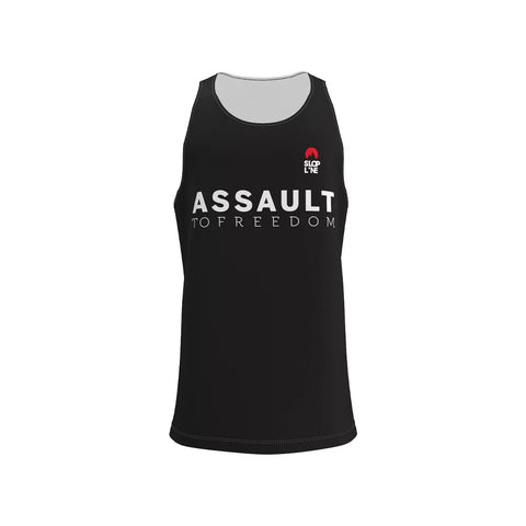 Canotta Running ASSAULT TO FREEDOM BLACK