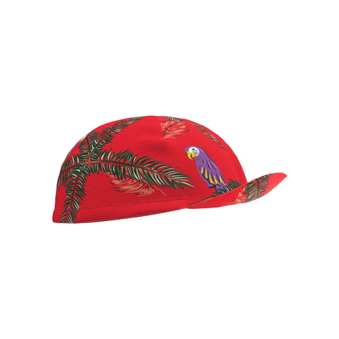 Cycling Cap HAWAIIAN DREAM RED