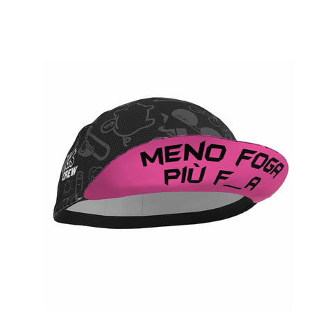 Cappellino sportivo con visiera MENO FOGA PIU’ F*GA