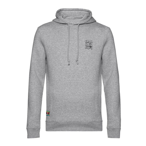 Felpa cappuccio BSIMO TRIP SAILOR Grigio