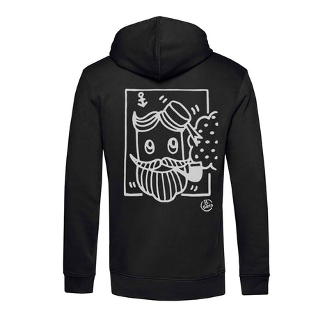 Felpa cappuccio BSIMO TRIP SAILOR Nero