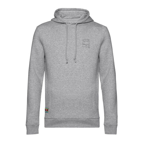 Felpa cappuccio BSIMO TRIP TOPLESS Grigio