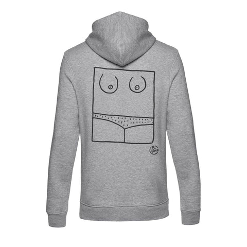 Felpa cappuccio BSIMO TRIP TOPLESS Grigio