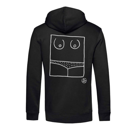 Felpa cappuccio BSIMO TRIP TOPLESS Nero