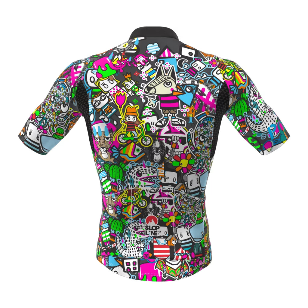 Cartoon cycling jersey sales