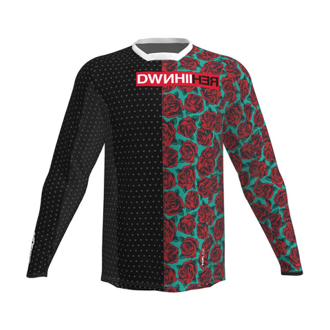 Completo Downhiller RED ROSE