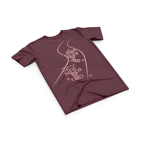 T-shirt BOBBIO Bordeaux