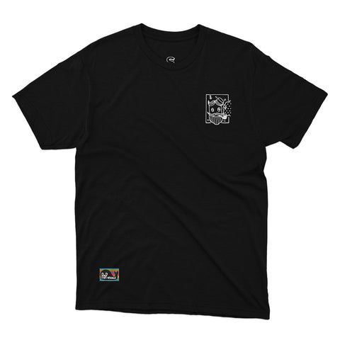 T-shirt BSIMO TRIP SAILOR DOG Nero