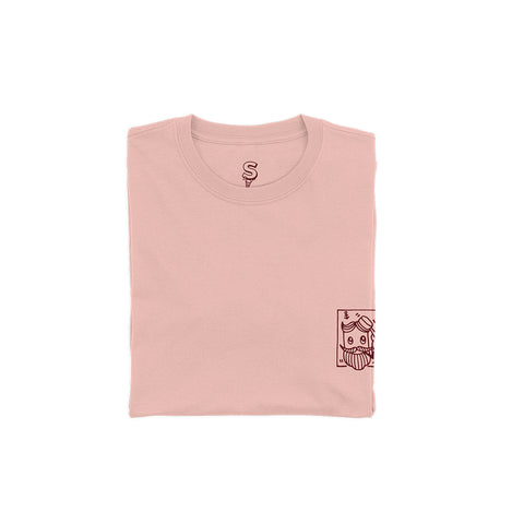 T-shirt BSIMO TRIP SAILOR DOG Rosa