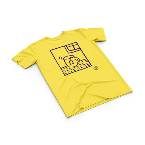 T-shirt BSIMO TRIP TISANA Giallo