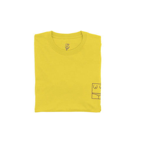 T-shirt BSIMO TRIP TOPLESS Giallo