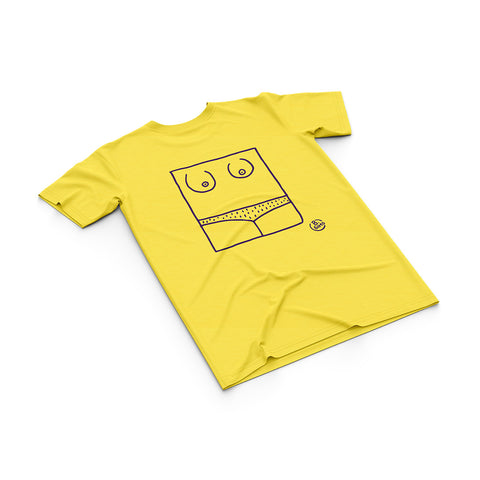 T-shirt BSIMO TRIP TOPLESS Giallo