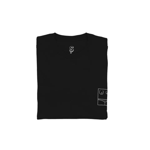 T-shirt BSIMO TRIP TOPLESS Nero
