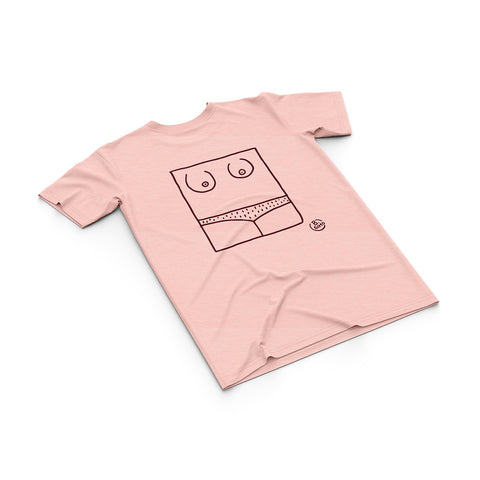 T-shirt BSIMO TRIP TOPLESS Rosa
