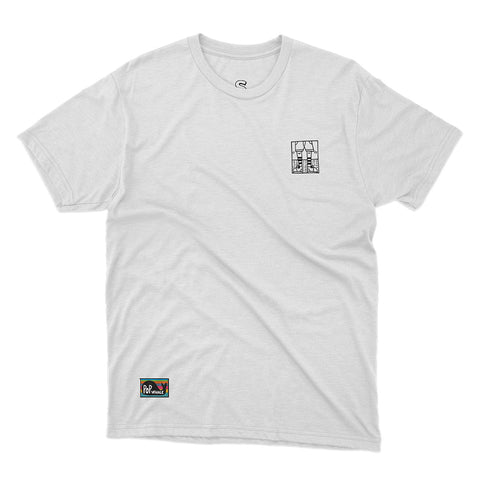 T-shirt BSIMO TRIP WALK Bianco