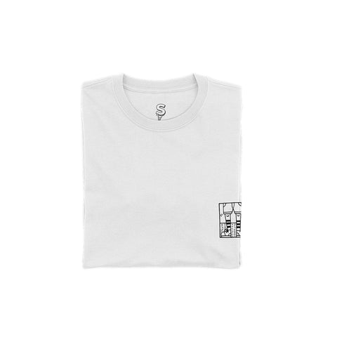 T-shirt BSIMO TRIP WALK Bianco