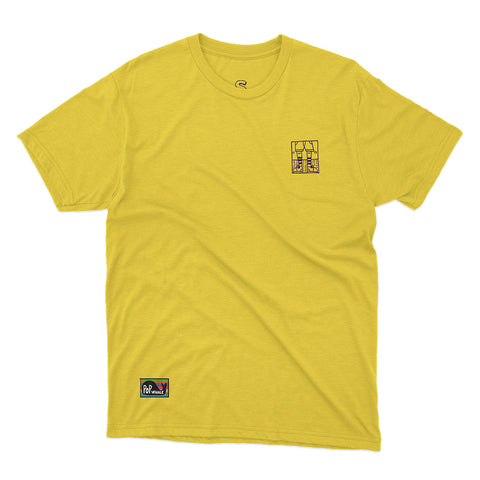 T-shirt BSIMO TRIP WALK Giallo