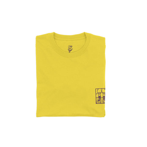 T-shirt BSIMO TRIP WALK Giallo