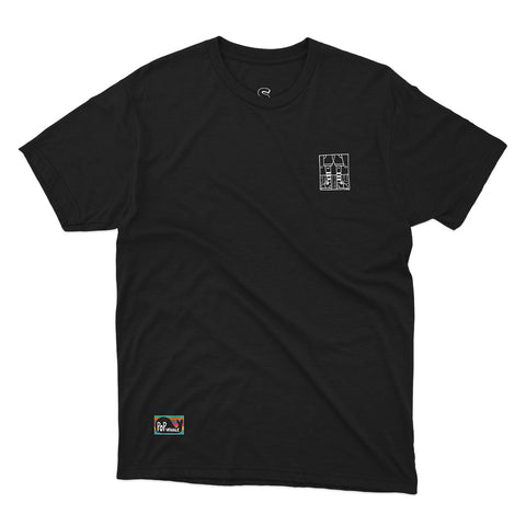 T-shirt BSIMO TRIP WALK Nero
