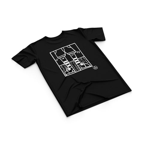 T-shirt BSIMO TRIP WALK Nero