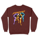 Felpa girocollo 2BROS FAST BORDEAUX