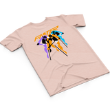 T-shirt cotone organico 2BROS FAST ROSA