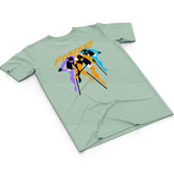 T-shirt cotone organico 2BROS FAST SALVIA
