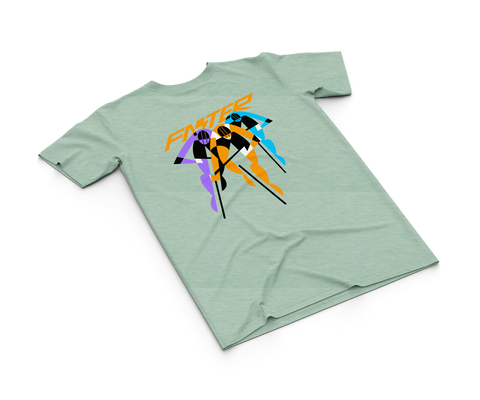 T-shirt cotone organico 2BROS FAST SALVIA