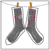 Chaussettes Sbam Flamant rose