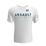 Maglia Manica Corta Wild ASSAULT TO FREEDOM White/Petrol25