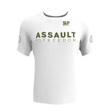 Maglia Manica Corta Wild ASSAULT TO FREEDOM BIANCO/VERDE - Donna