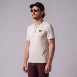 Maglia Traccia Gravel Bianco - Uomo